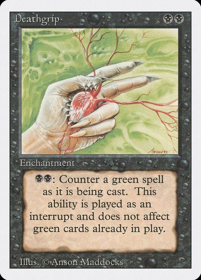 Magic: The Gathering MTG Single Deathgrip [Revised Edition]