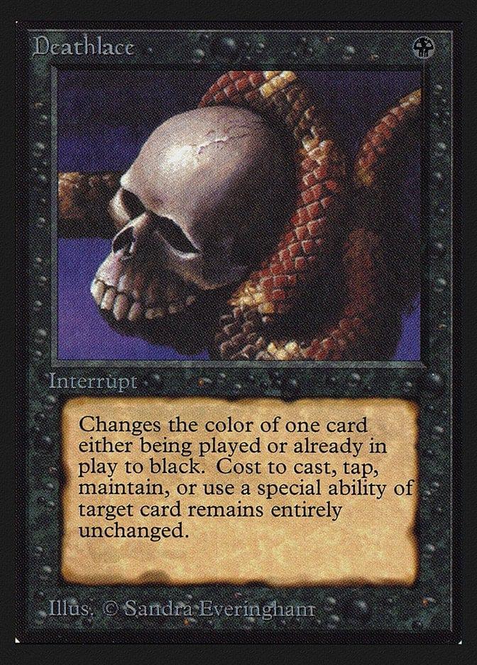 Magic: The Gathering MTG Single Deathlace [International Collectors’ Edition]