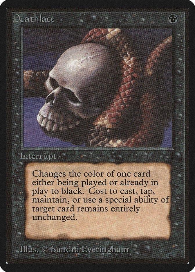 Magic: The Gathering MTG Single Deathlace [Limited Edition Beta]