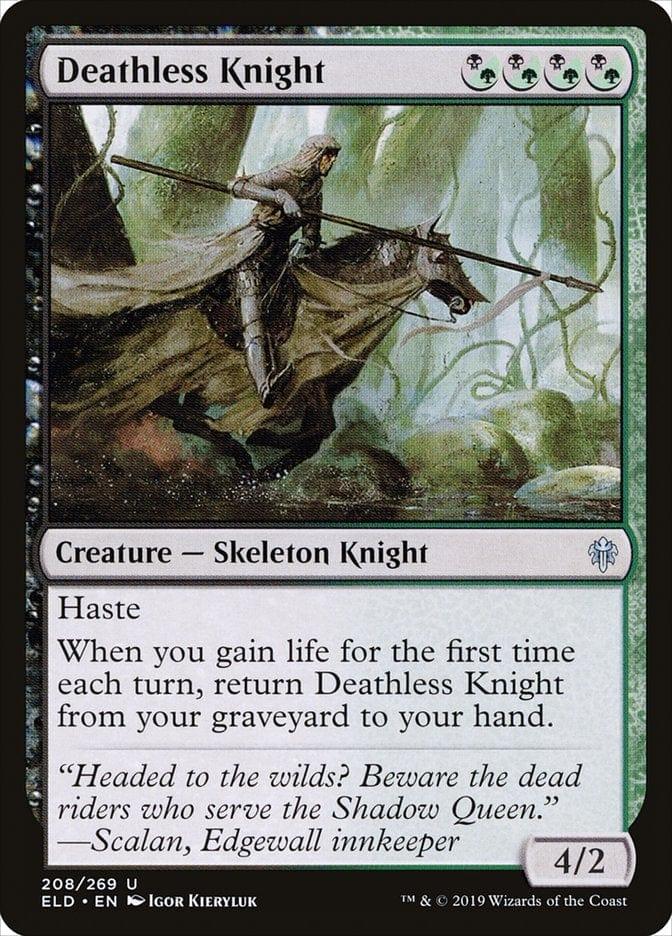 Magic: The Gathering MTG Single Deathless Knight [Throne of Eldraine]