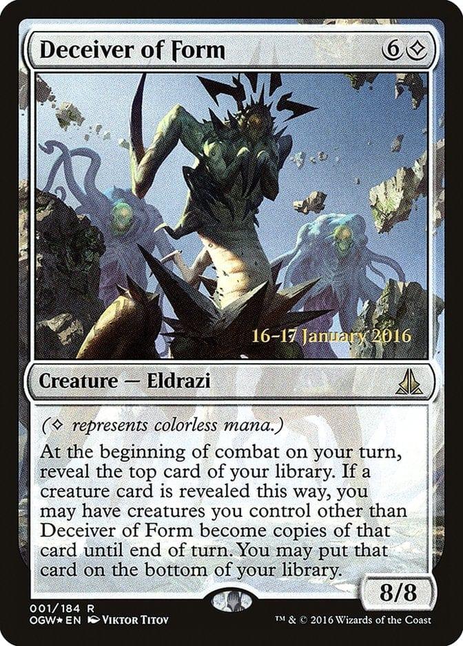 Magic: The Gathering MTG Single Deceiver of Form [Oath of the Gatewatch Prerelease Promos]