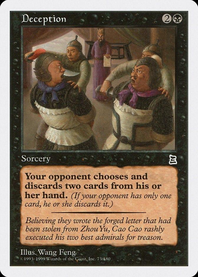 Magic: The Gathering MTG Single Deception [Portal Three Kingdoms]