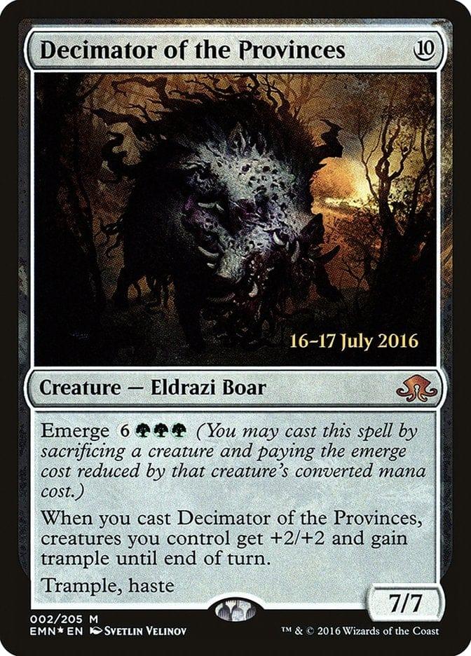 Magic: The Gathering MTG Single Decimator of the Provinces  [Eldritch Moon Prerelease Promos]