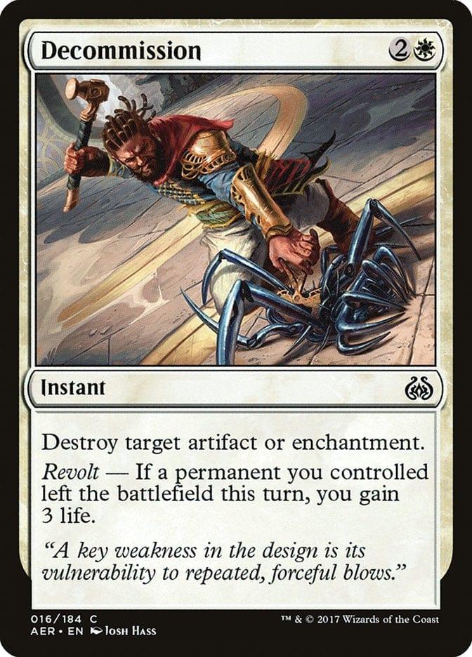 Magic: The Gathering MTG Single Decommission [Aether Revolt]