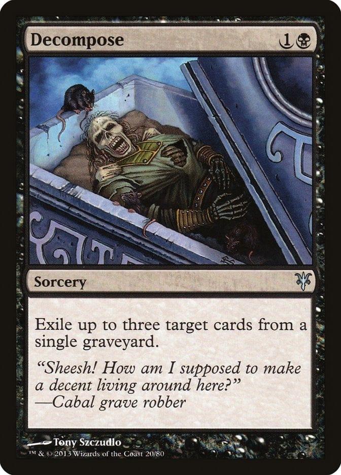 Magic: The Gathering MTG Single Decompose [Duel Decks: Sorin vs. Tibalt]