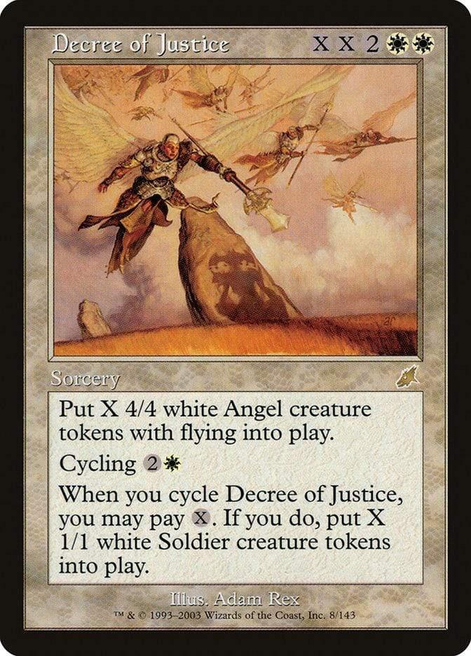 Magic: The Gathering MTG Single Decree of Justice [Scourge]