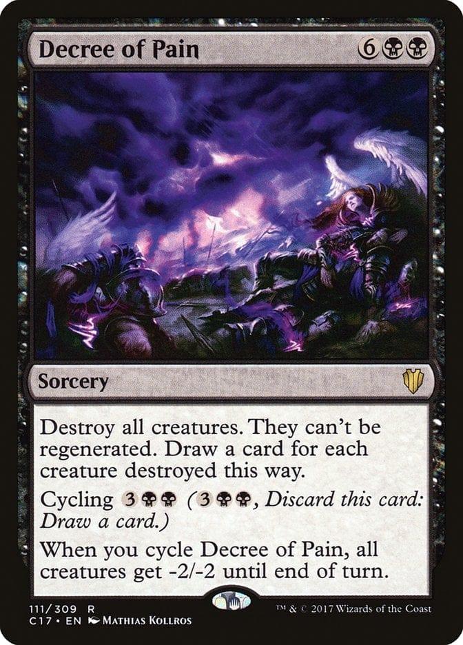 Magic: The Gathering MTG Single Decree of Pain [Commander 2017]