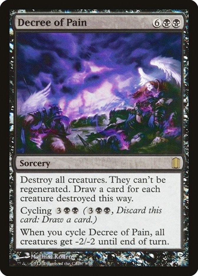 Magic: The Gathering MTG Single Decree of Pain [Commander's Arsenal]