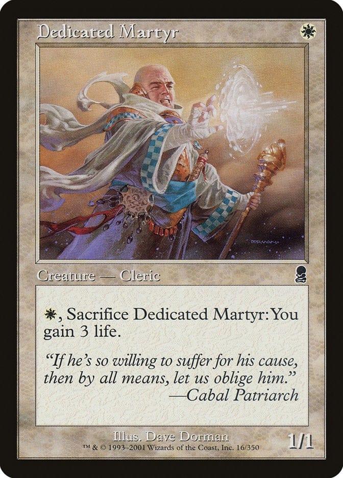 Magic: The Gathering MTG Single Dedicated Martyr [Odyssey]