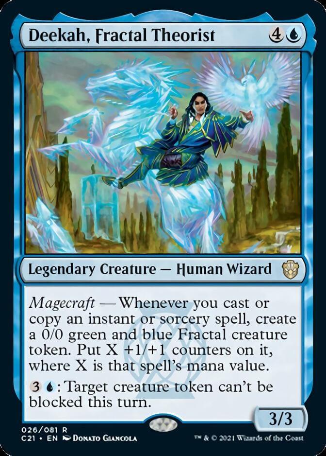 Magic: The Gathering MTG Single Deekah, Fractal Theorist [Commander 2021]