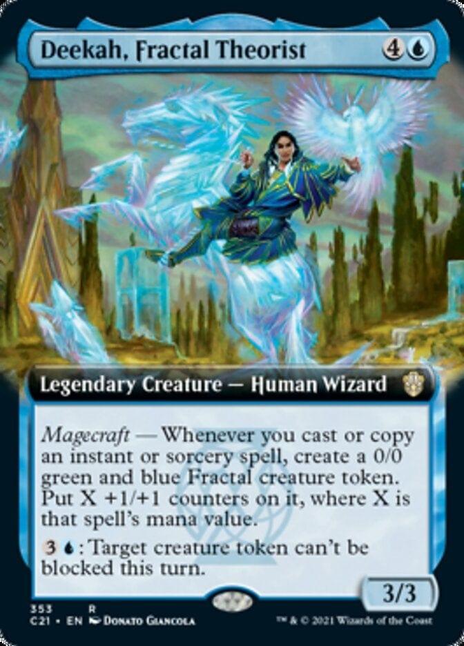 Magic: The Gathering MTG Single Deekah, Fractal Theorist (Extended) [Commander 2021]