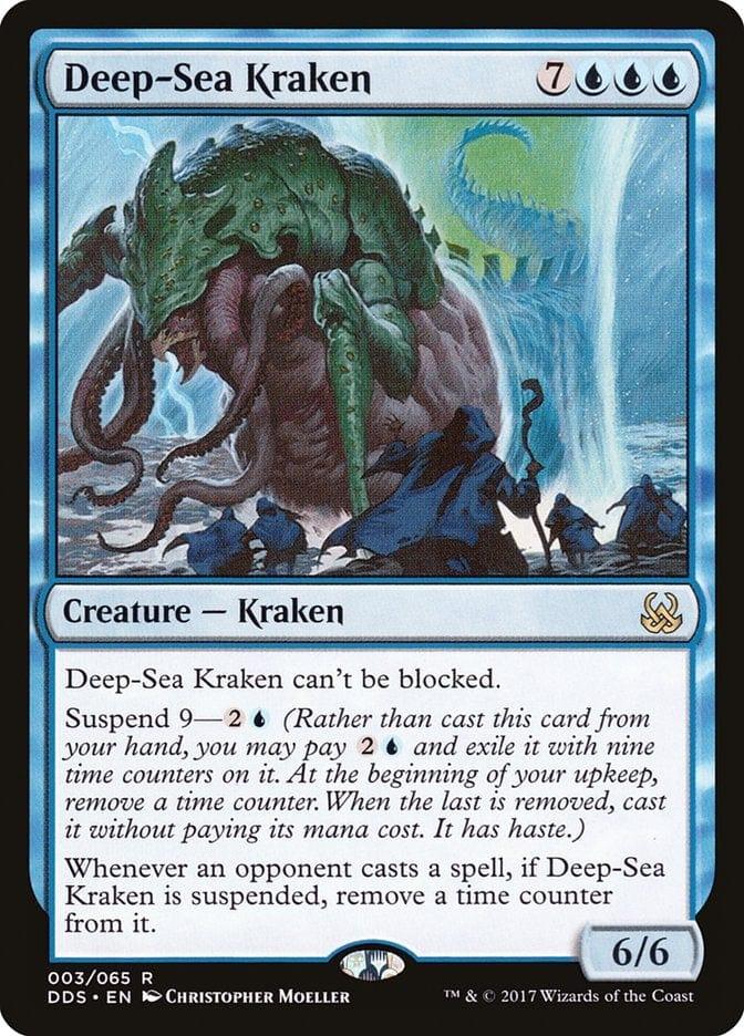 Magic: The Gathering MTG Single Deep-Sea Kraken [Duel Decks: Mind vs. Might]