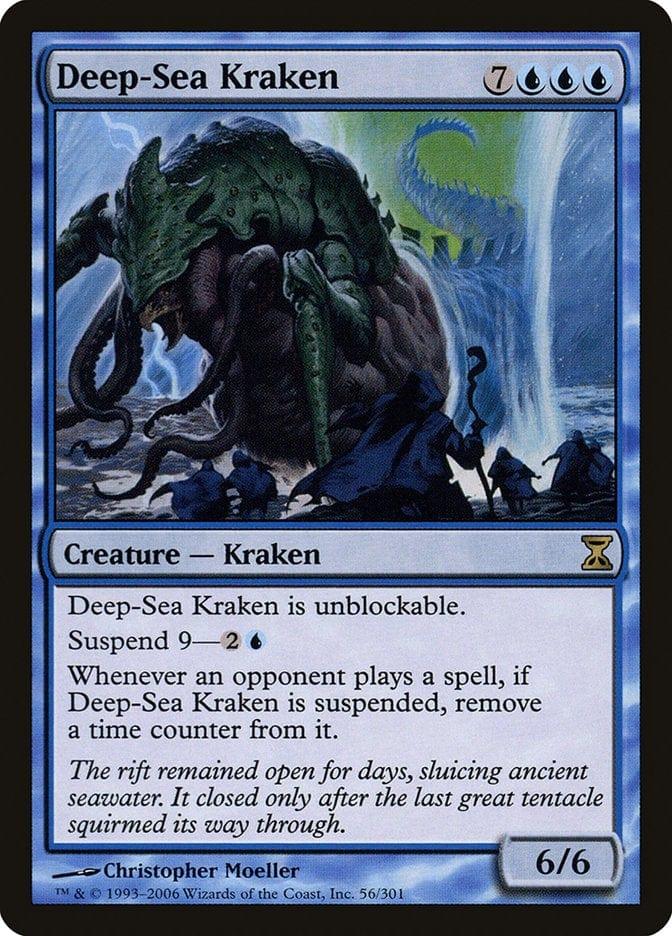 Magic: The Gathering MTG Single Deep-Sea Kraken [Time Spiral]