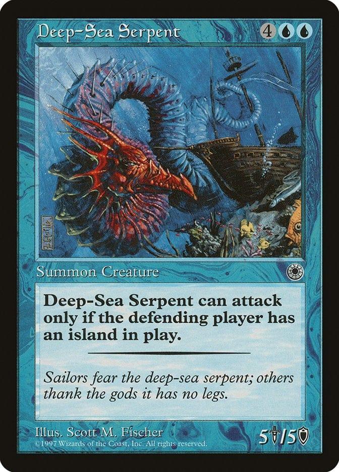 Magic: The Gathering MTG Single Deep-Sea Serpent [Portal]