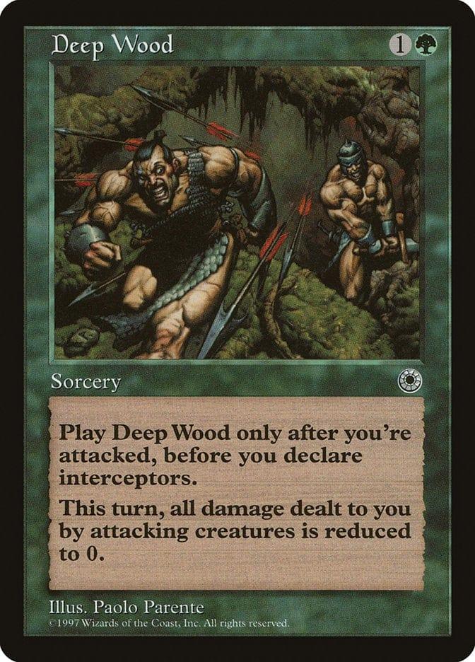 Magic: The Gathering MTG Single Deep Wood [Portal]
