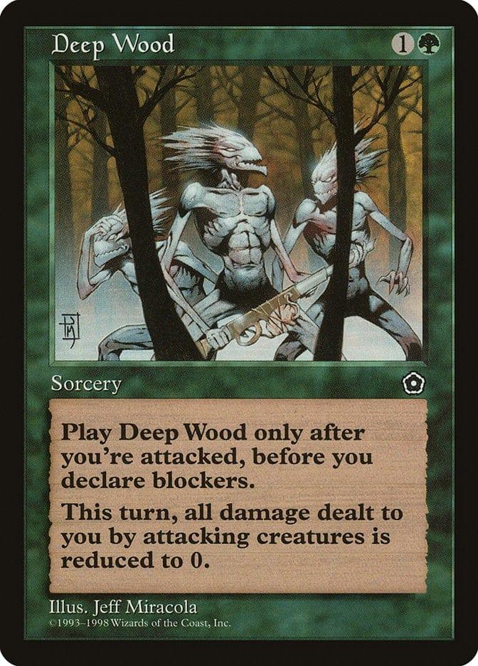 Magic: The Gathering MTG Single Deep Wood [Portal Second Age]