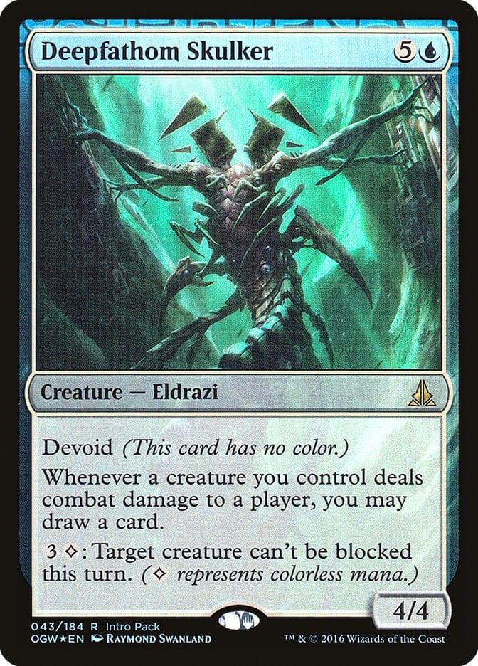 Magic: The Gathering MTG Single Deepfathom Skulker (Intro Pack) [Oath of the Gatewatch Promos]