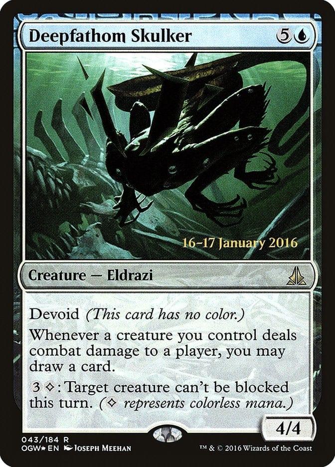 Magic: The Gathering MTG Single Deepfathom Skulker [Oath of the Gatewatch Prerelease Promos]