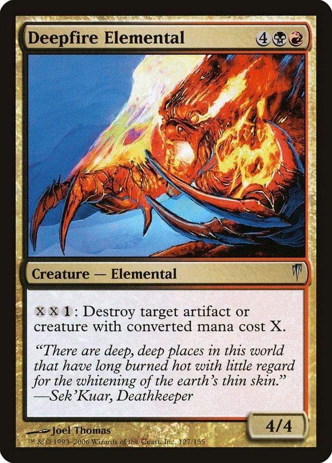 Magic: The Gathering MTG Single Deepfire Elemental [Coldsnap]