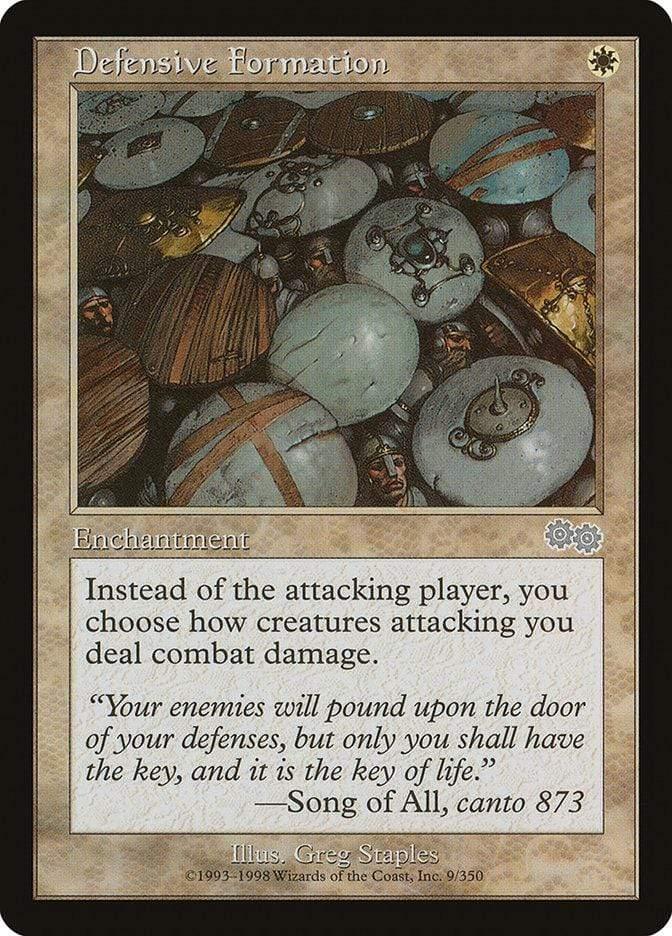 Magic: The Gathering MTG Single Defensive Formation [Urza's Saga]