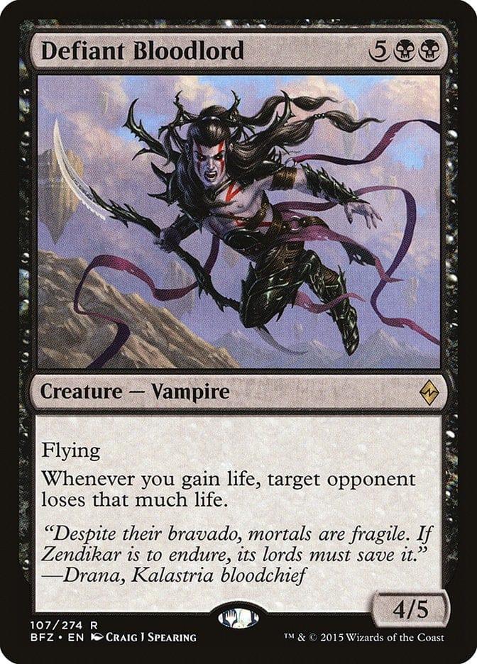 Magic: The Gathering MTG Single Defiant Bloodlord [Battle for Zendikar]