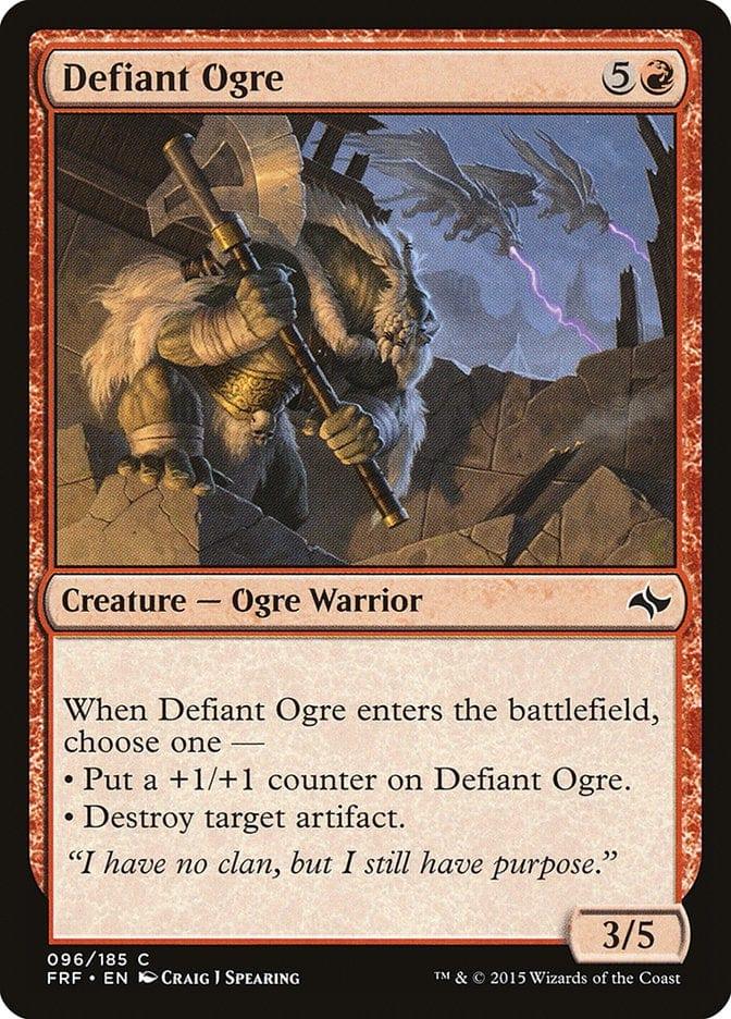 Magic: The Gathering MTG Single Defiant Ogre [Fate Reforged]