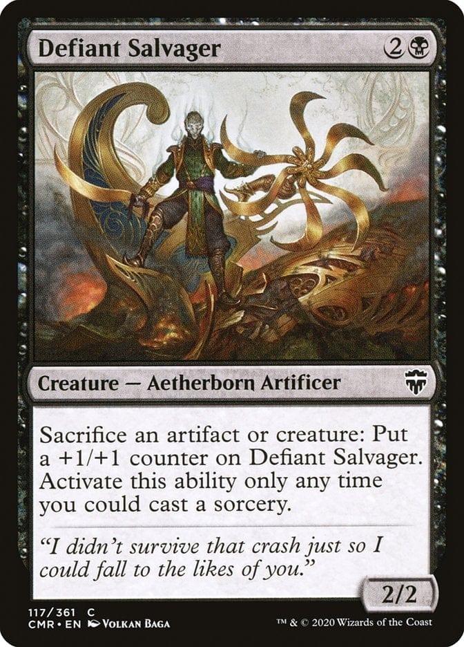 Magic: The Gathering MTG Single Defiant Salvager [Commander Legends]