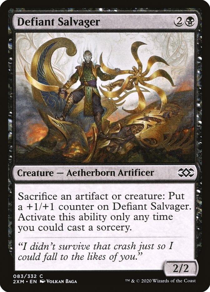 Magic: The Gathering MTG Single Defiant Salvager [Double Masters]