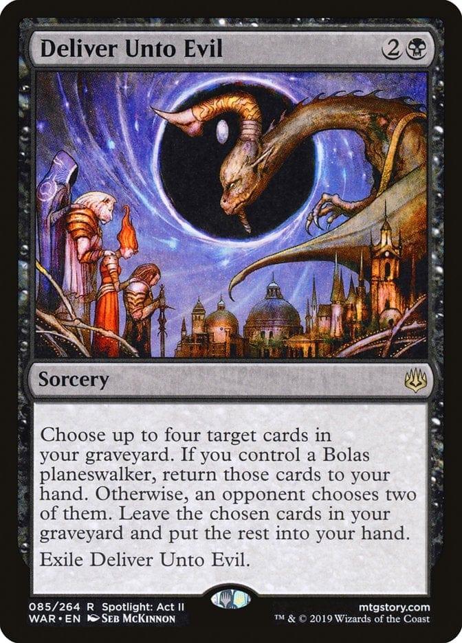 Magic: The Gathering MTG Single Deliver Unto Evil [War of the Spark]