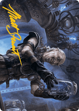Magic: The Gathering MTG Single Delver of Secrets Art Card (Gold-Stamped Signature) [Innistrad: Midnight Hunt Art Series]