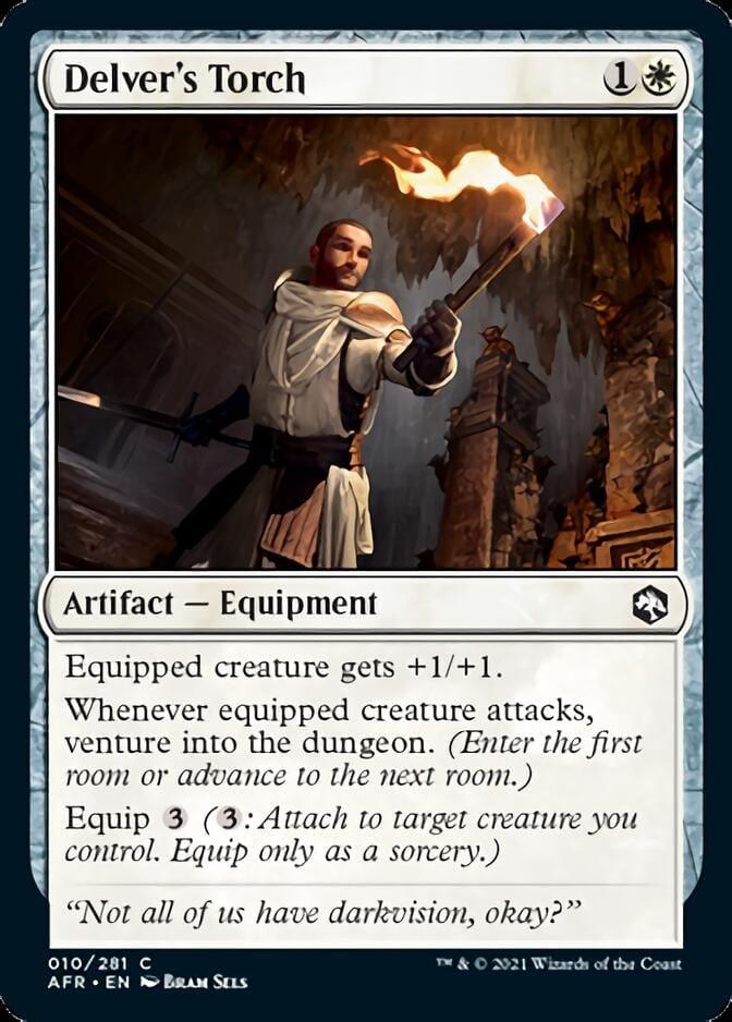 Magic: The Gathering MTG Single Delver's Torch [Dungeons & Dragons: Adventures in the Forgotten Realms]