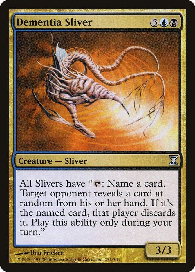 Magic: The Gathering MTG Single Dementia Sliver [Time Spiral]