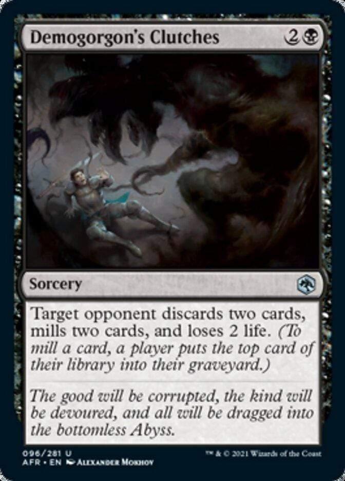 Magic: The Gathering MTG Single Demogorgon's Clutches [Dungeons & Dragons: Adventures in the Forgotten Realms]