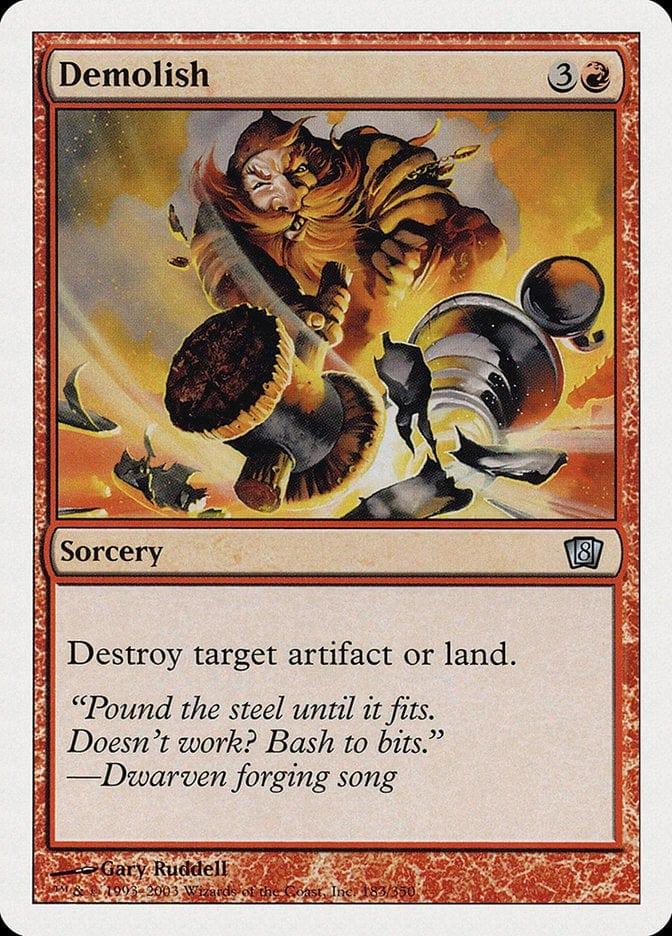 Magic: The Gathering MTG Single Demolish [Eighth Edition]