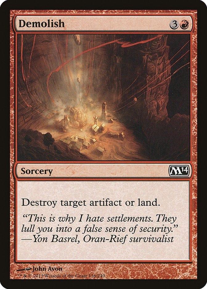 Magic: The Gathering MTG Single Demolish [Magic 2014]