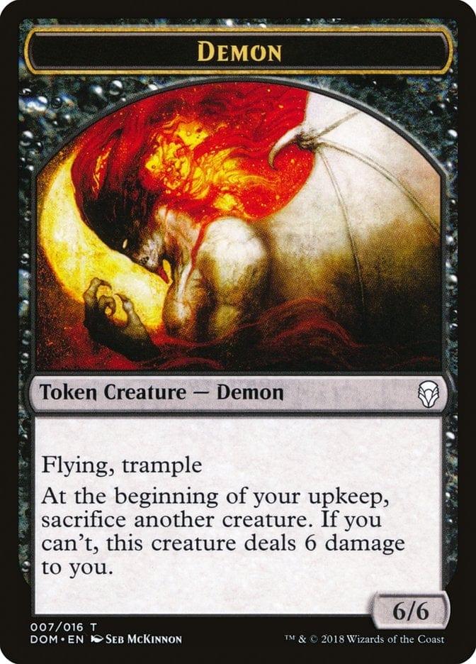 Magic: The Gathering MTG Single Demon [Dominaria Tokens]