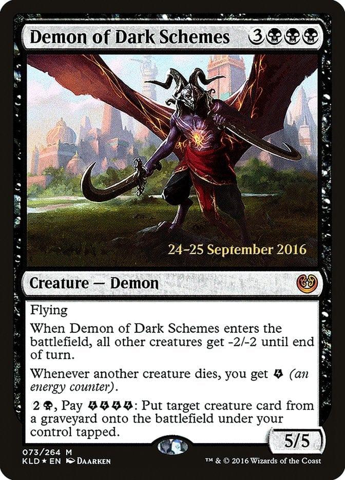 Magic: The Gathering MTG Single Demon of Dark Schemes  [Kaladesh Prerelease Promos]