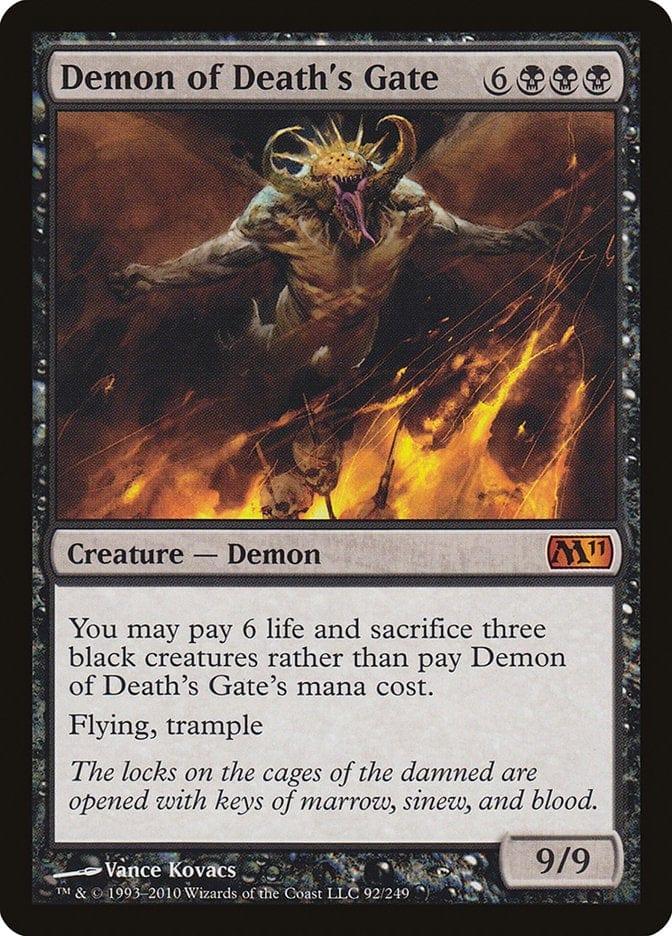 Magic: The Gathering MTG Single Demon of Death's Gate [Magic 2011]