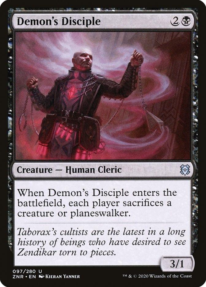 Magic: The Gathering MTG Single Demon's Disciple [Zendikar Rising]