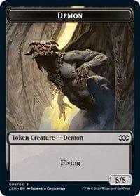 Magic: The Gathering MTG Single Demon // Squirrel Double-sided Token [Double Masters]
