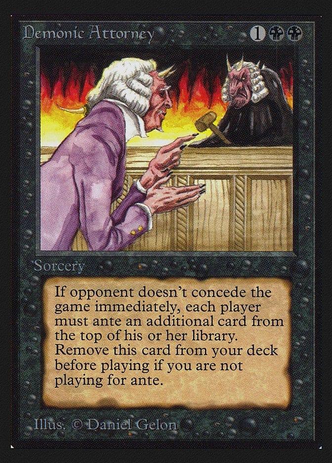 Magic: The Gathering MTG Single Demonic Attorney [Collectors’ Edition]