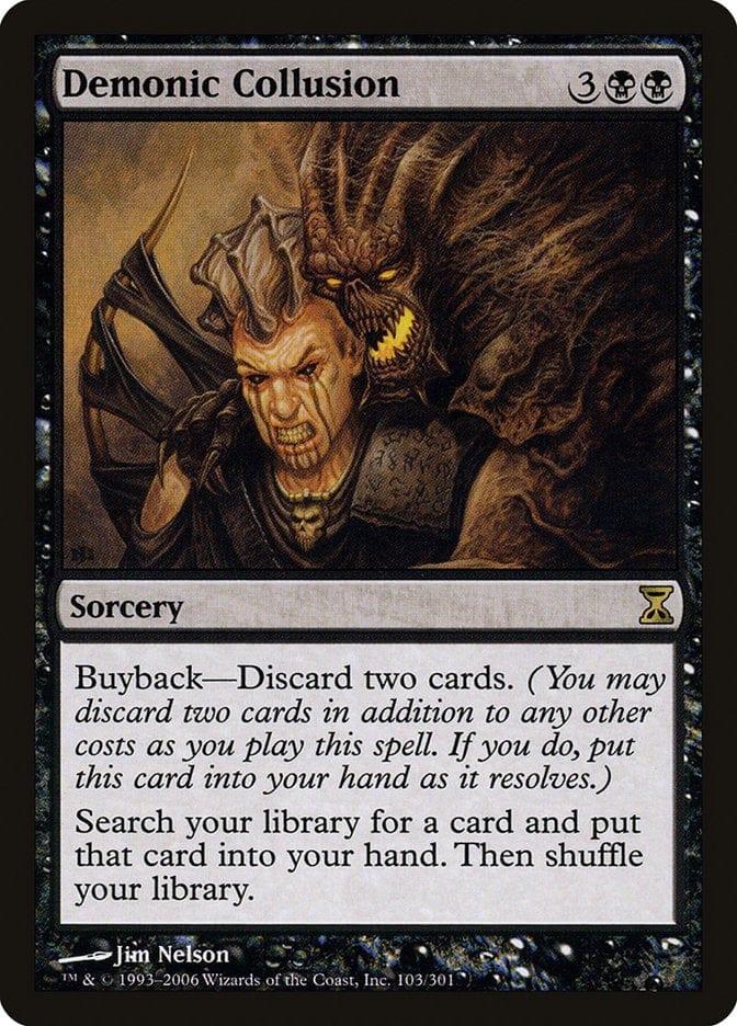 Magic: The Gathering MTG Single Demonic Collusion [Time Spiral]