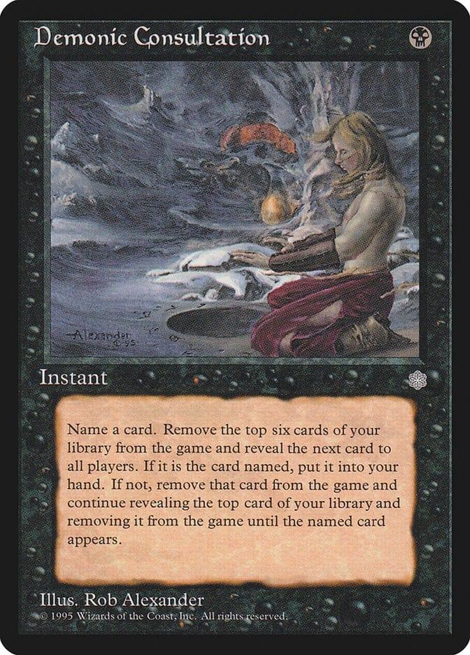 Magic: The Gathering MTG Single Demonic Consultation [Ice Age]