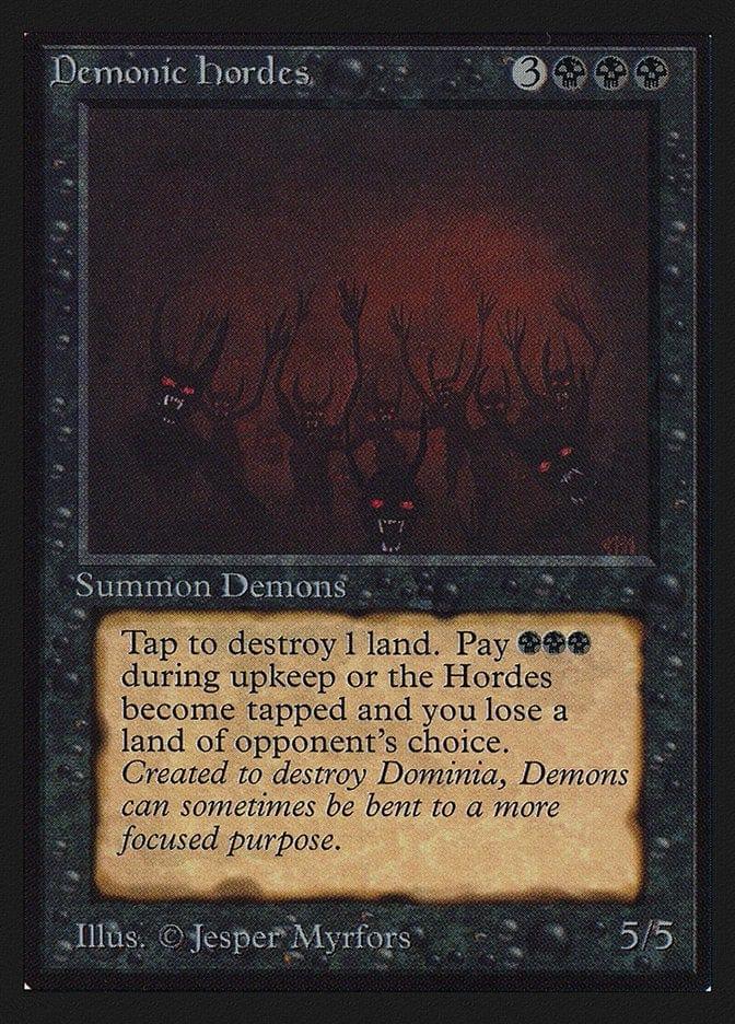 Magic: The Gathering MTG Single Demonic Hordes [Collectors’ Edition]