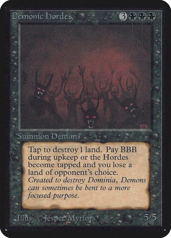 Magic: The Gathering MTG Single Demonic Hordes [Limited Edition Alpha]