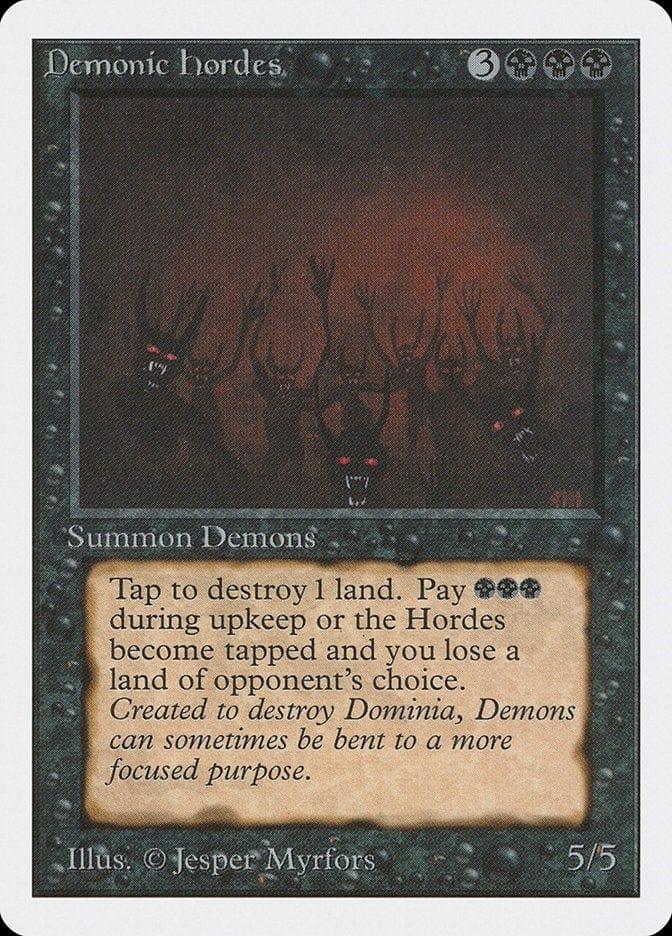 Magic: The Gathering MTG Single Demonic Hordes [Unlimited Edition]