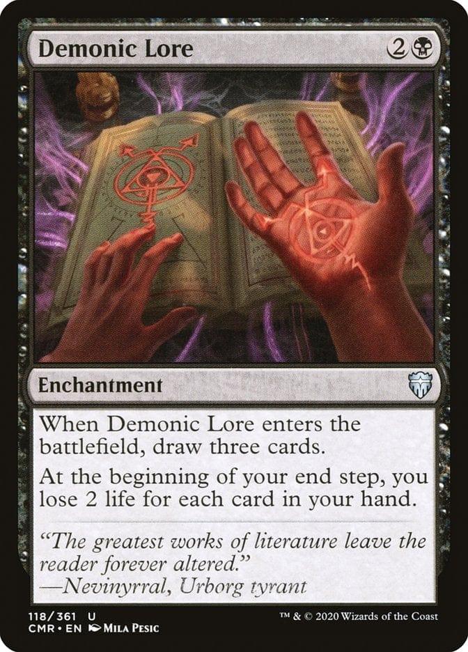 Magic: The Gathering MTG Single Demonic Lore [Commander Legends]