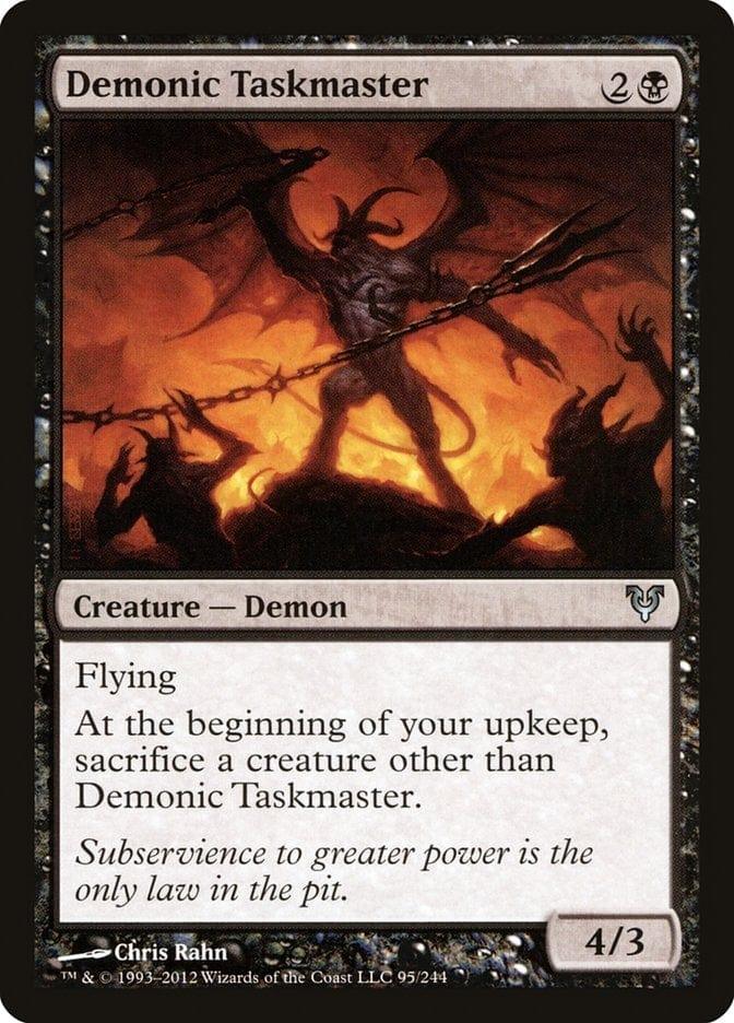 Magic: The Gathering MTG Single Demonic Taskmaster [Avacyn Restored]
