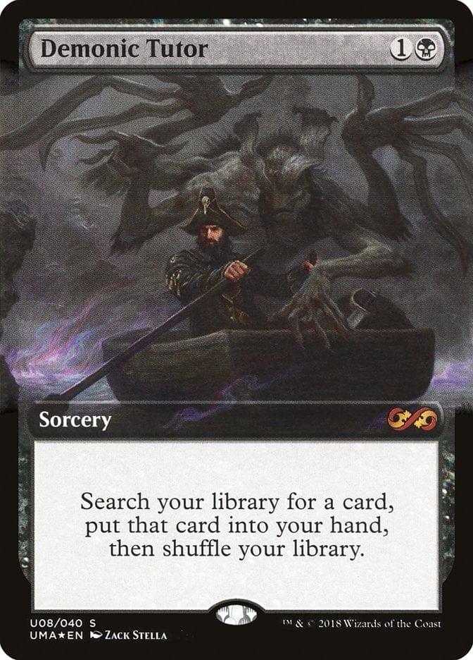 Magic: The Gathering MTG Single Demonic Tutor (Topper) [Ultimate Box Topper]