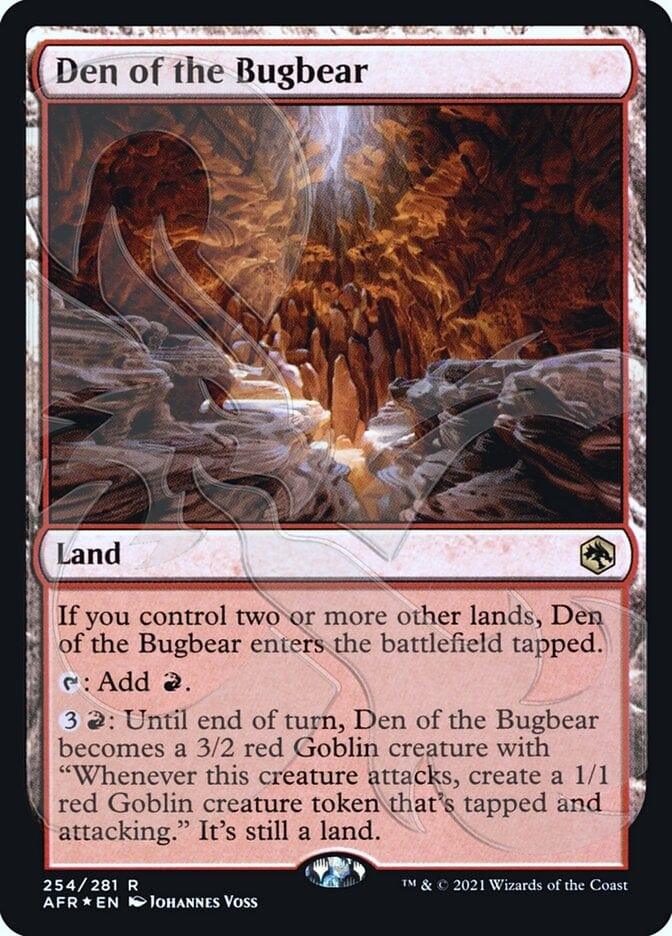 Magic: The Gathering MTG Single Den of the Bugbear (Ampersand Promo) [Dungeons & Dragons: Adventures in the Forgotten Realms Promos]